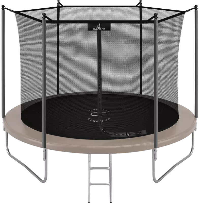 Каркасный батут Clear Fit ColorHop 10Ft серый