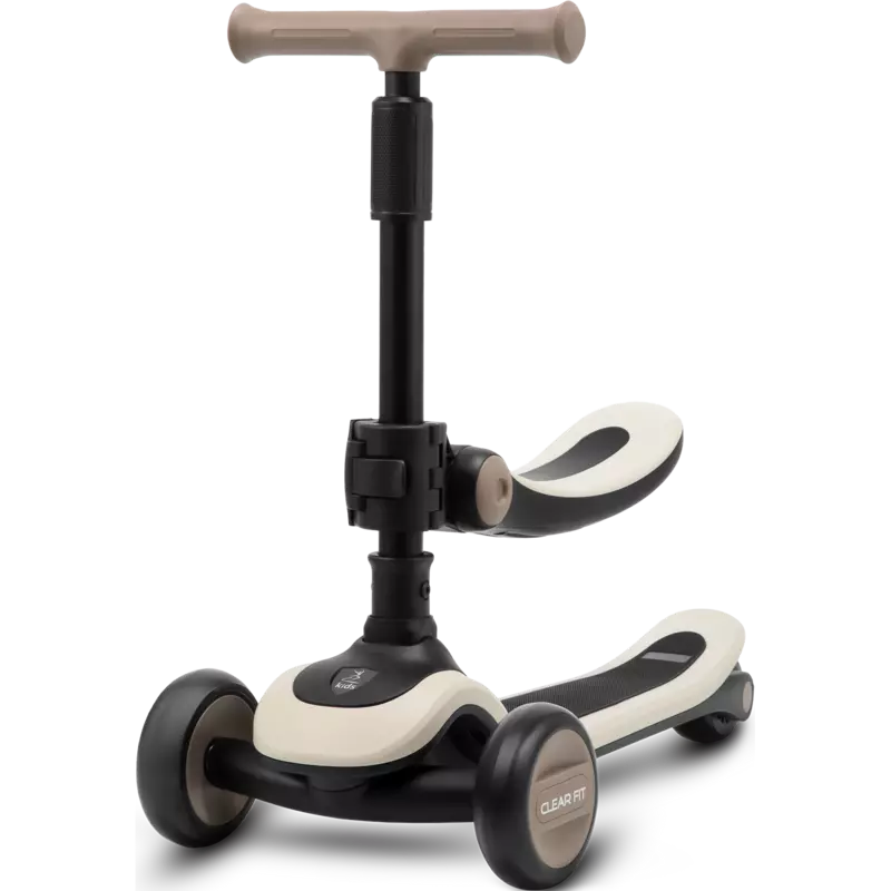 Детский трехколесный самокат Clear FIt Kids LB2002S-S с сиденьем бежевый