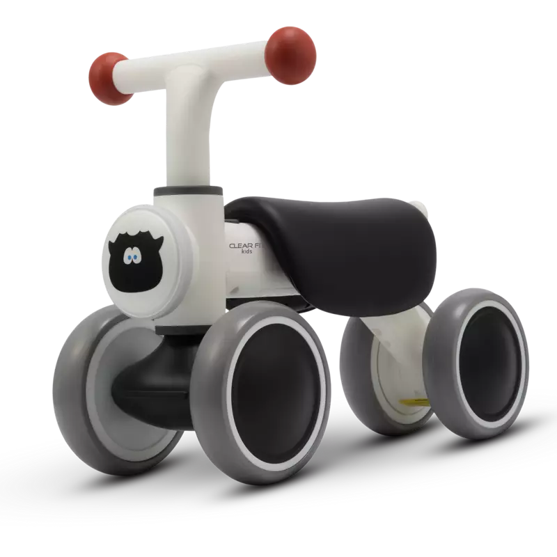 Детская каталка беговел четырехколесный Clear Fit Kids LB2307 серый
