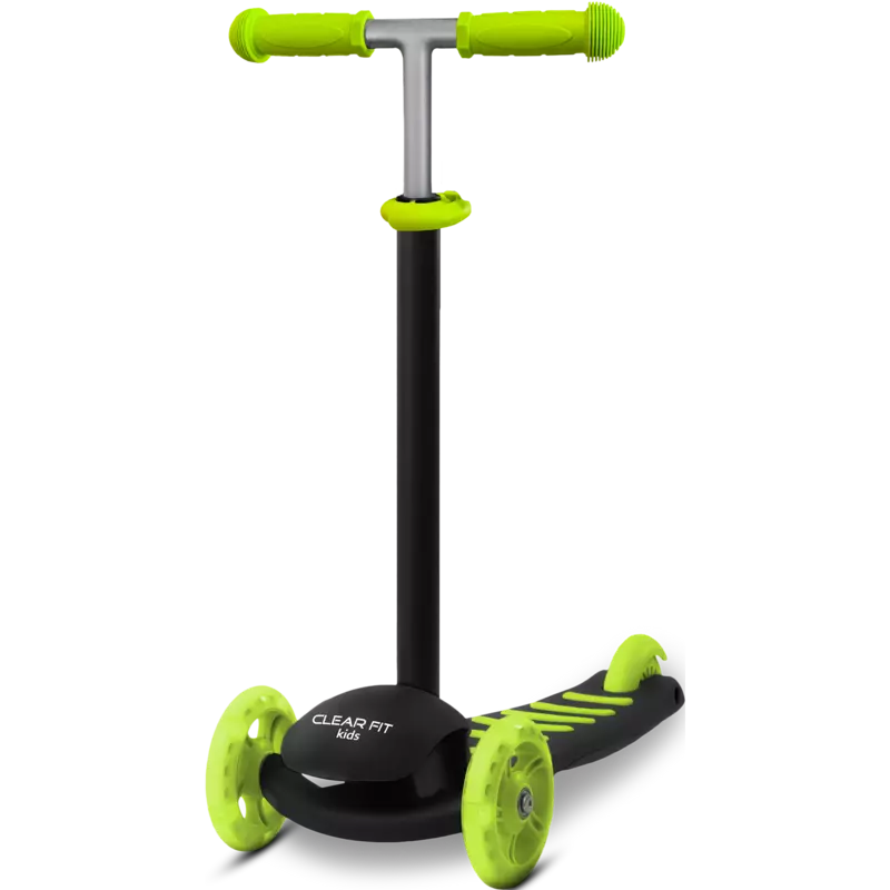 Детский трехколесный самокат Clear Fit Kids LB1503 зеленый