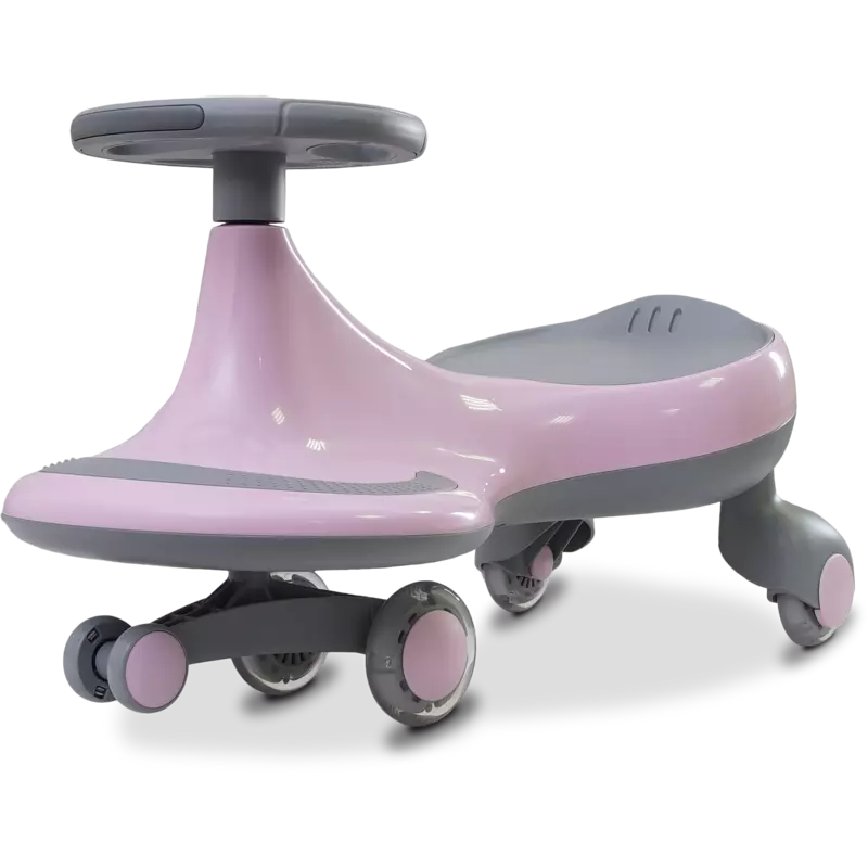 Детская машинка толокар каталка Clear Fit Kids LB1801 розовый-серый