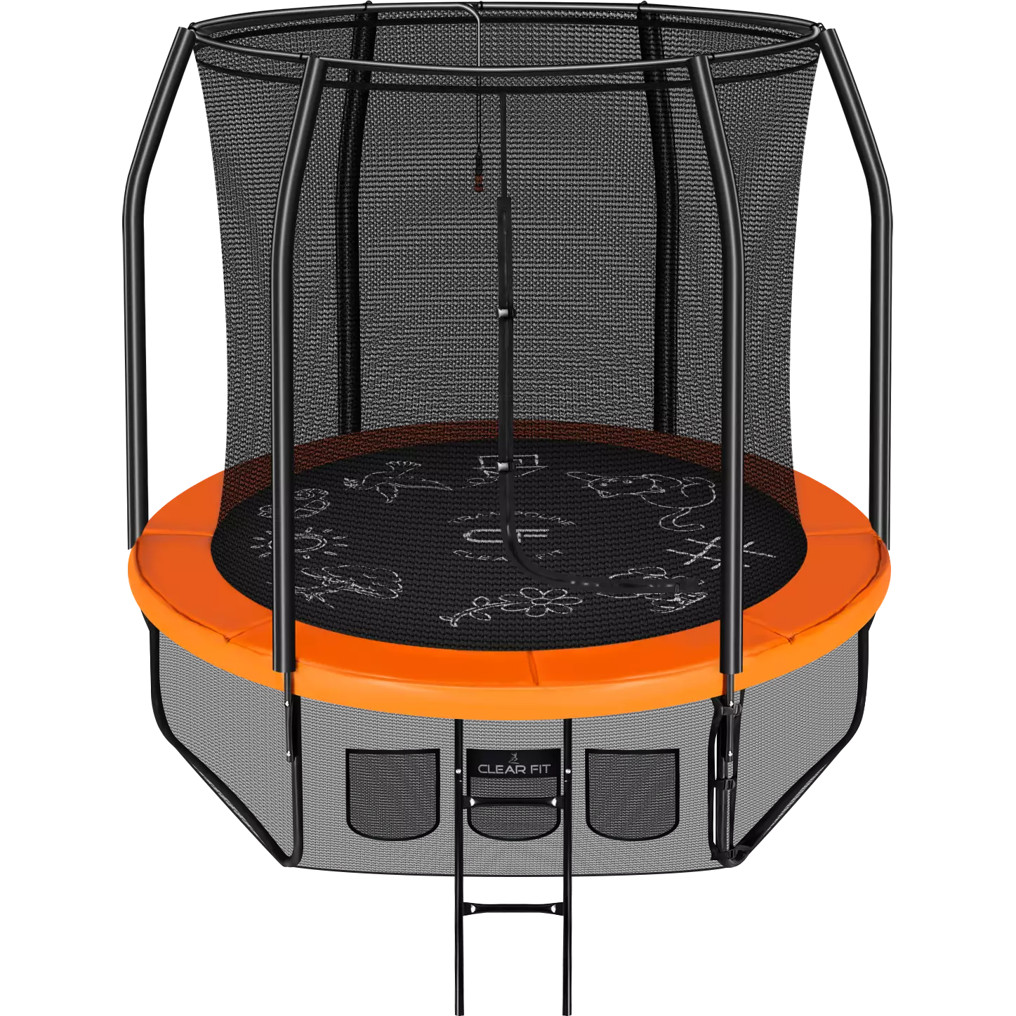 Каркасный батут Clear Fit FamilyHop 8Ft Каркасный батут Clear Fit FamilyHop 8Ft