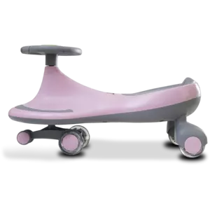 Детская машинка толокар каталка Clear Fit Kids LB1801 розовый-серый