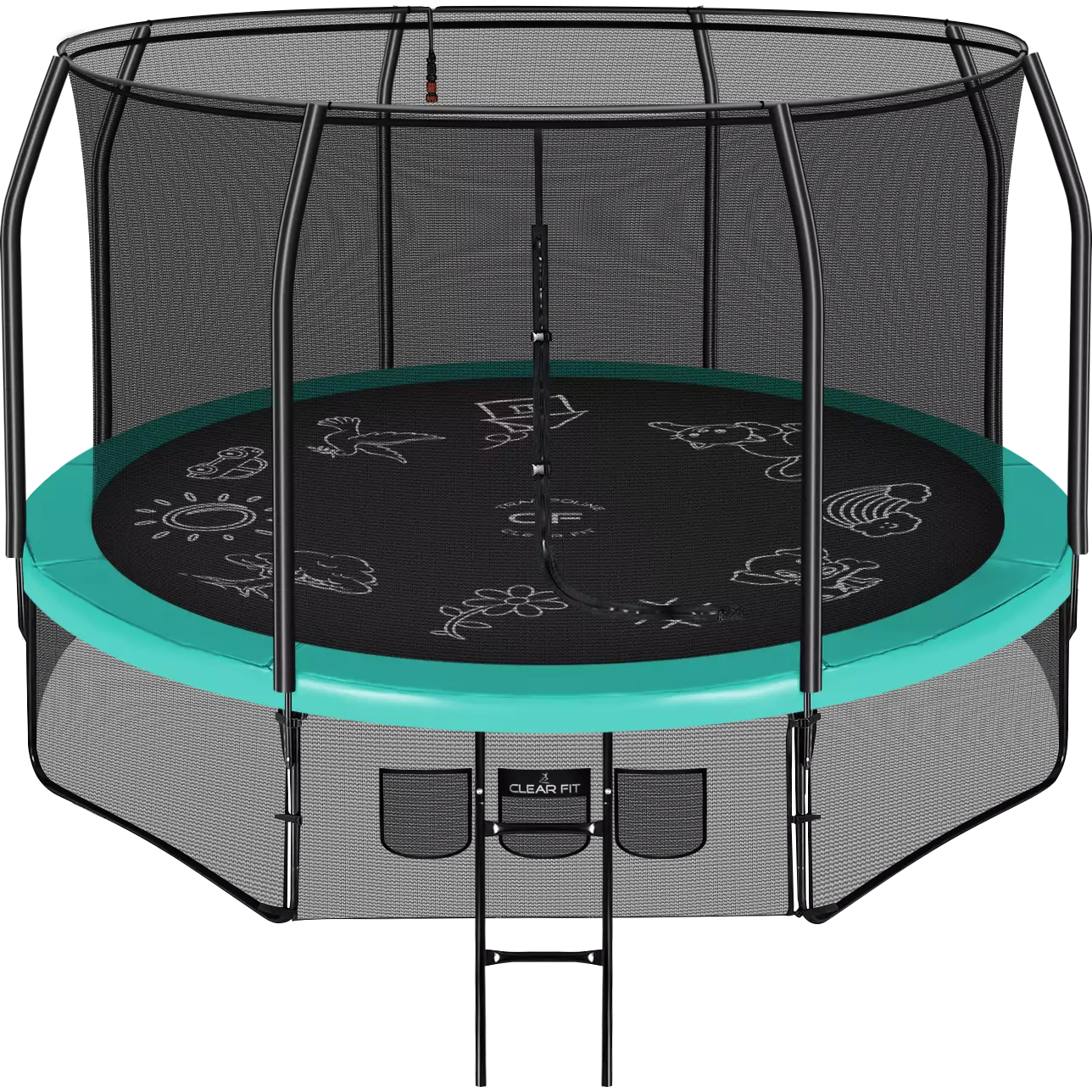 Каркасный батут Clear Fit FamilyHop 10Ft Каркасный батут Clear Fit FamilyHop 10Ft