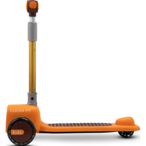 Детский трехколесный самокат Clear Fit Kids LB2001 оранжевый