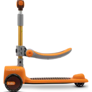 Детский трехколесный самокат Clear Fit Kids LB2001-S с сиденьем оранжевый