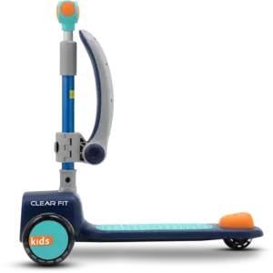 Детский трехколесный самокат Clear Fit Kids LB2001-S с сиденьем синий