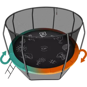 Каркасный батут Clear Fit FamilyHop 10Ft Каркасный батут Clear Fit FamilyHop 10Ft