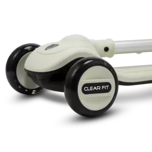 Детский трехколесный самокат Clear FIt Kids LB2002S-S с сиденьем белый