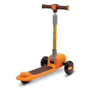 Детский трехколесный самокат Clear Fit Kids LB2001 оранжевый