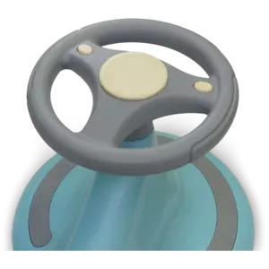  Детская машинка толокар каталка Clear Fit Kids LB1801 голубой-серый