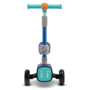 Детский трехколесный самокат Clear Fit Kids LB2001-S с сиденьем синий