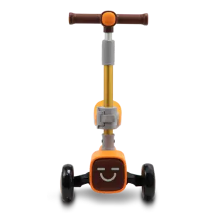 Детский трехколесный самокат Clear Fit Kids LB2001-S с сиденьем оранжевый