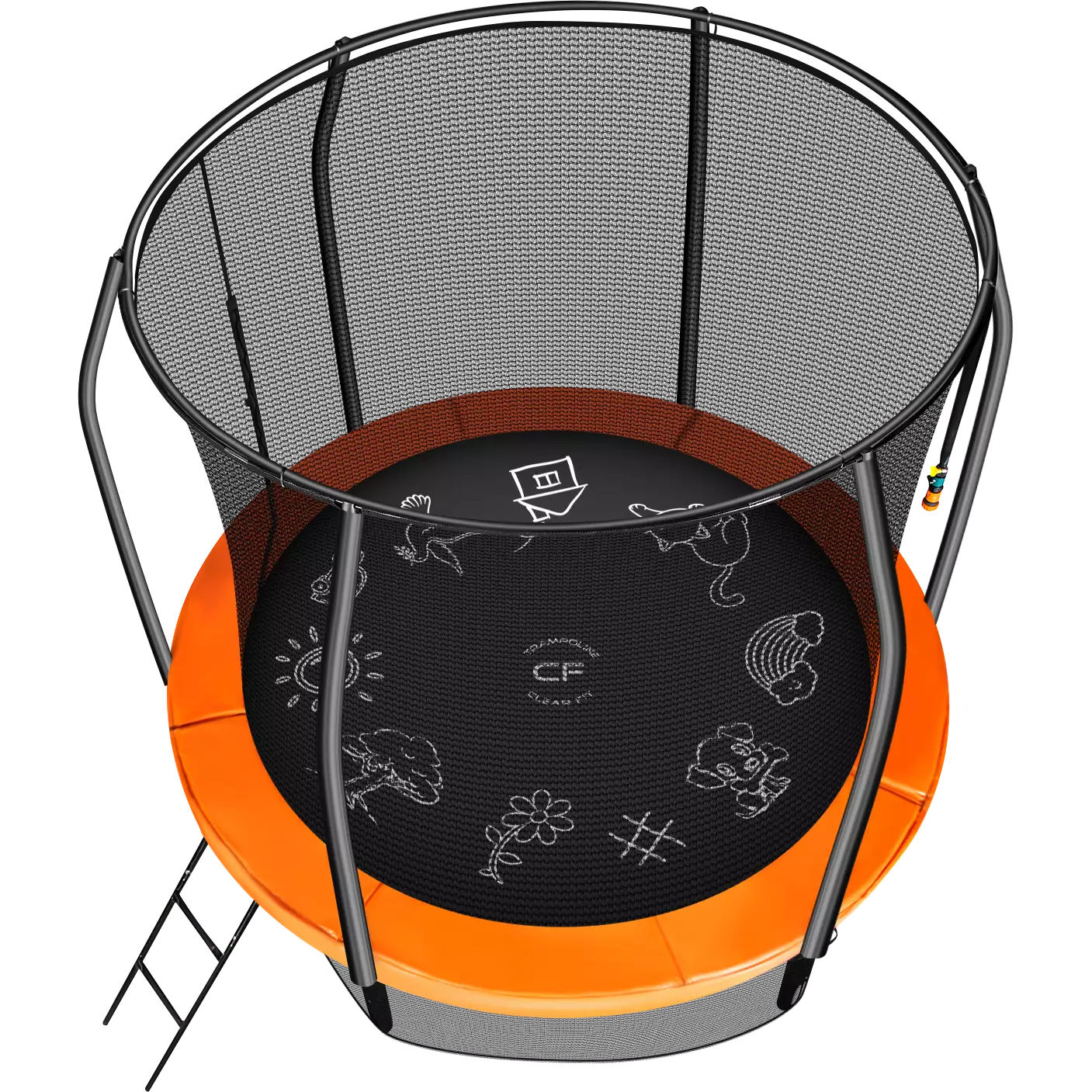 Каркасный батут Clear Fit FamilyHop 8Ft Каркасный батут Clear Fit FamilyHop 8Ft