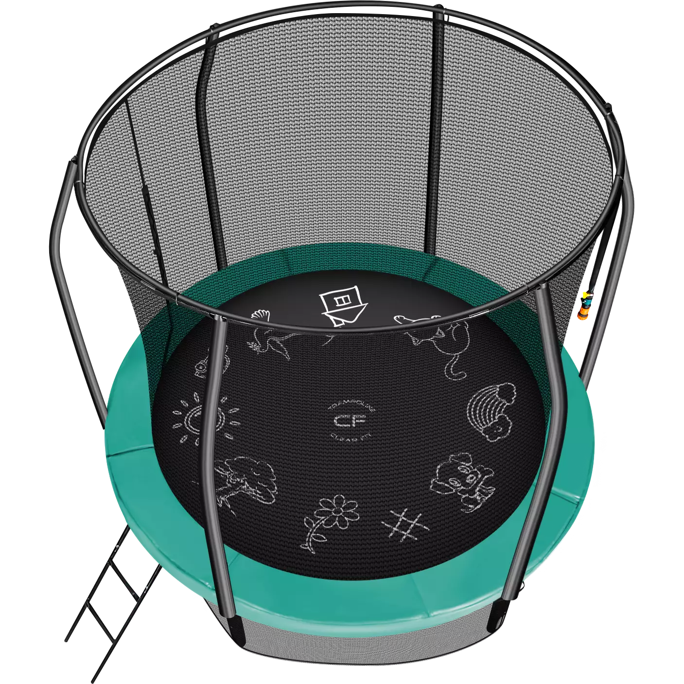 Каркасный батут Clear Fit FamilyHop 8Ft Каркасный батут Clear Fit FamilyHop 8Ft