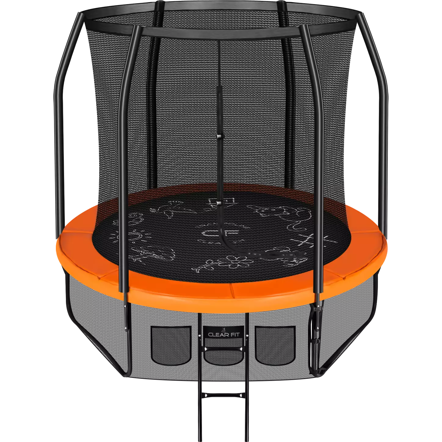 Каркасный батут Clear Fit FamilyHop 8Ft Каркасный батут Clear Fit FamilyHop 8Ft