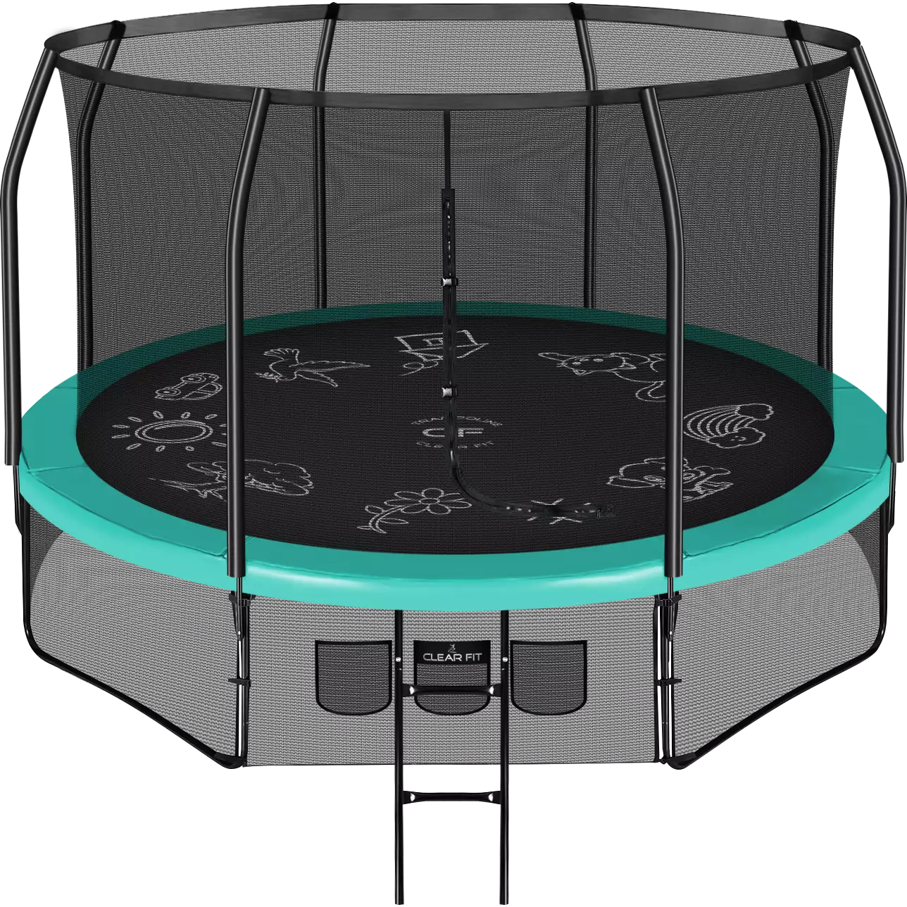 Каркасный батут Clear Fit FamilyHop 10Ft Каркасный батут Clear Fit FamilyHop 10Ft