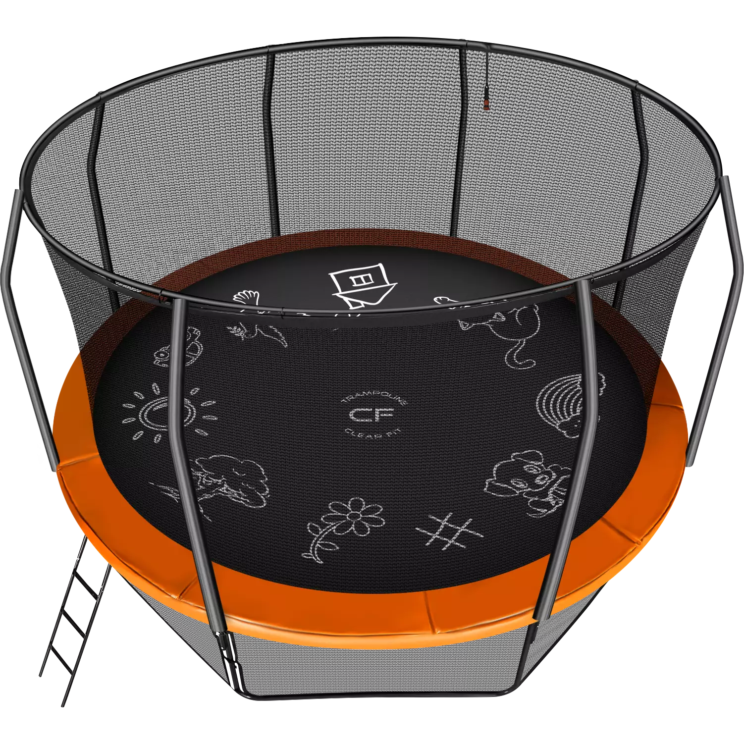 Каркасный батут Clear Fit FamilyHop 14Ft Каркасный батут Clear Fit FamilyHop 14Ft