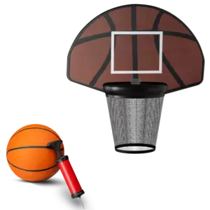 Набор для баскетбола Clear Fit BasketHop BB 600 для батутов UrbanHop, GreenHop, OrangeHop, SunHop