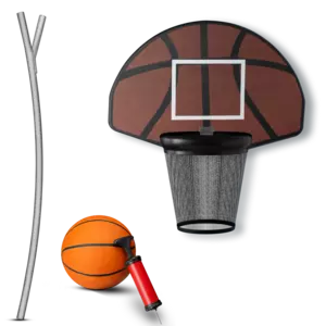 Комплект для баскетбола Clear Fit BasketHop BH 750 для батутов SunHop