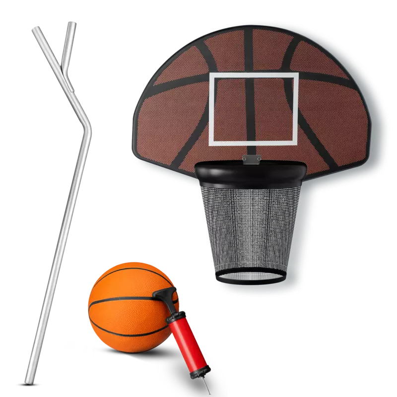 Комплект для баскетбола Clear Fit BasketHop BH 740 для батутов GreenHop, OrangeHop