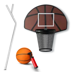Комплект для баскетбола Clear Fit BasketHop BH 740 для батутов GreenHop, OrangeHop